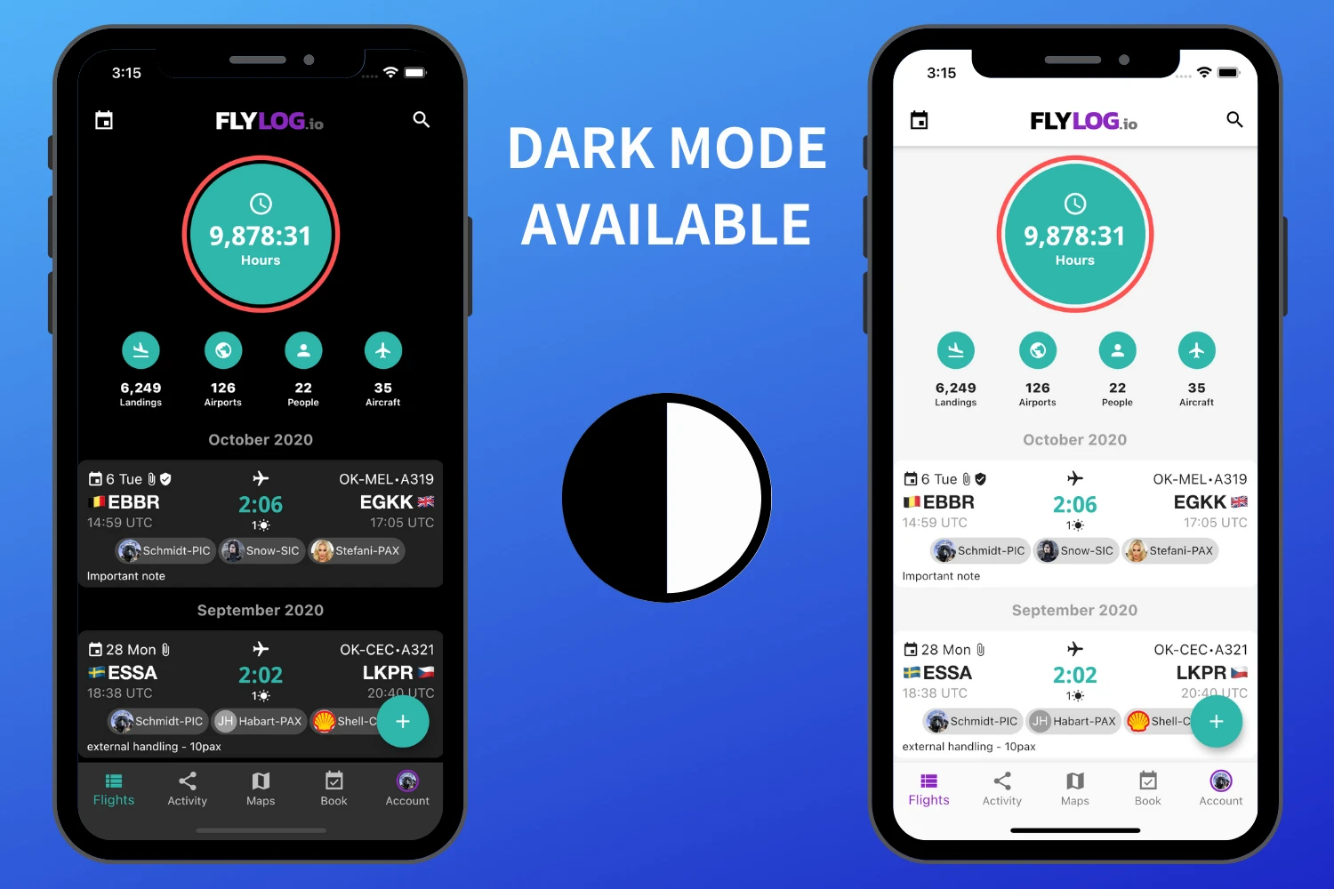Dark mode for mobile app