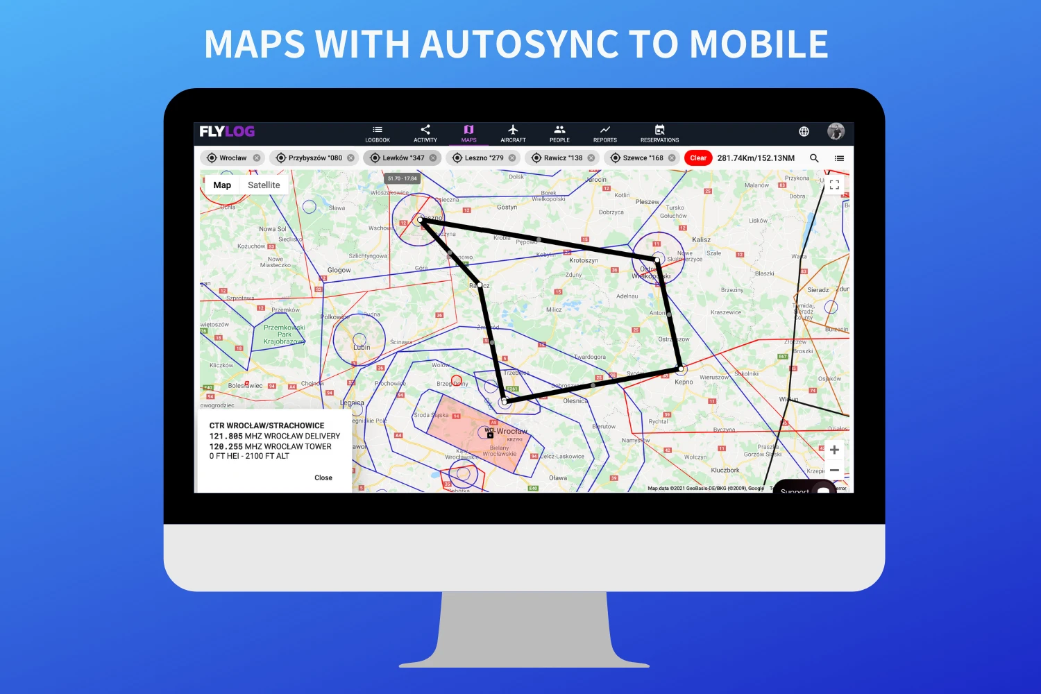 Maps in WEB app